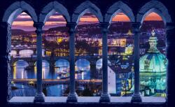 Consalnet Prága éjszaka poszter, fotótapéta, Vlies (368 x 254 cm) (C1-3370V8)