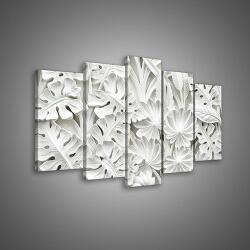 Consalnet Vászonkép 5 darabos, Virág 100x60 cm méretben (C5-10052S17)