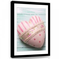 Consalnet Vászonkép, Mintás szív, 75x100 cm méretben (C5-11314O1)