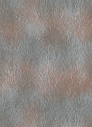 Erismann Szürke-rozsdabarna fűcsomós tapéta (Collage 10380-48) (10380-48)