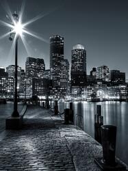 Consalnet Boston éjszaka poszter, fotótapéta, Vlies (184x254 cm, álló) (C1-275V4A)