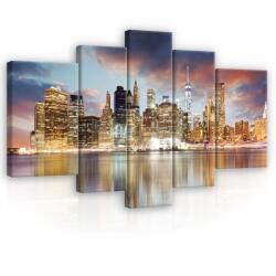 Consalnet Vászonkép, 5 darabos, Brooklyn fényei 170x100 cm méretben (C5-11854S4A)