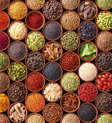 Dimex SPICE BOWLS fotótapéta, poszter, vlies alapanyag, 225x250 cm (MS-3-0243)