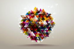 Dimex Vlies Fotótapéta - Abstract Triangle - 375x250 cm (MS-5-2050)