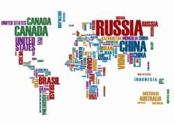 Consalnet Világtérkép poszter, fotótapéta Vlies (312 x 219 cm) (C1-3676VEXXL)