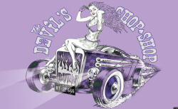 Consalnet Spooky Hot Road poszter, fotótapéta Vlies (312 x 219 cm) (C1-1355VEXXL)