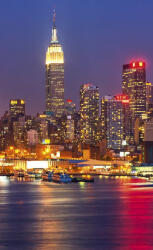 Dimex MANHATTAN AT NIGHT fotótapéta, poszter, vlies alapanyag, 150x250 cm (MS-2-0003)