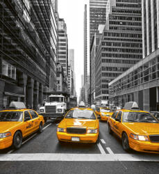 Dimex YELLOW TAXI fotótapéta, poszter, vlies alapanyag, 225x250 cm (MS-3-0008)