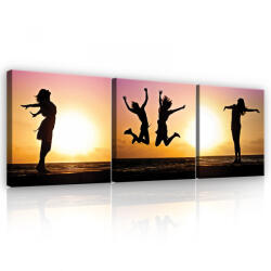 Consalnet Vászonkép 3 darabos, Szabadság, 3 db 25x25 cm méret (C5-13226S13)