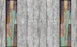 Consalnet Színes deszkafal poszter, fotótapéta (208 x 146 cm) (C1-3032VEXL)