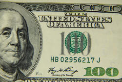 Dimex Vlies Fotótapéta - One Hundred Dollar Bill - 375x250 cm (MS-5-2950)