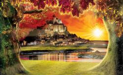 Consalnet Naplemente poszter, fotótapéta, Vlies (368 x 254 cm) (C1-2600V8)