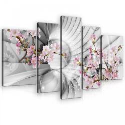 Consalnet Vászonkép, 5 darabos, Virágos alagút 3D 170x100 cm méretben (C5-10200S4A)