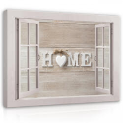 Consalnet Vászonkép, Kilátás az ablakból, Home, 120x80 cm méretben (C5-14463O20)