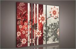 Consalnet Virág minta, 3 darabos vászonkép, 90x80 cm méretben (C5-953S6)