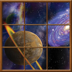 Consalnet Kazettás virágos vlies poszter, fotótapéta (312 X 312 cm) (C1-937VECLXXXL)