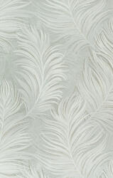Vomax Tört fehér-ezüst nagy levél mintás tapéta (3250510-21) (3250510-21)