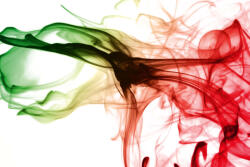 Dimex Vlies Fotótapéta - colored smoke on white background - 375x250 cm (MS-5-2532)