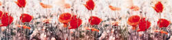Dimex POPPY FLOWERS öntapadós konyhai poszter, 260x60 cm (KI-260-171)