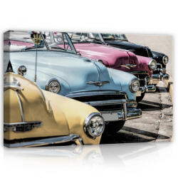 Consalnet Retró autók, vászonkép, 60x40 cm méretben (C5-12712O4)