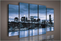 Consalnet Vászonkép, 5 darabos Városkép 150x100 cm méretben (C5-1117S12)