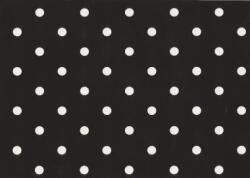 Vénilia Décor Gekkofix DOTS BLACK öntapadós tapéta 45 cm x 15 m (12598)