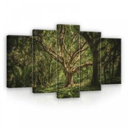 Consalnet Vászonkép 5 darabos, Erdő 100x60 cm méretben (C5-13181S17)