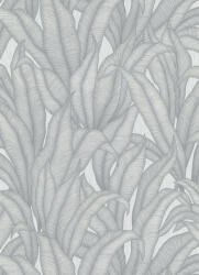 Erismann Szürke-ezüst hosszú leveles tapéta (Fashion for Walls 10371-31) (10371-31)