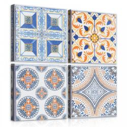 Consalnet Vászonkép 4 darabos, Absztrakt minták 50x50 cm méretben (C5-11118S20)