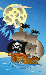 Dimex PIRATE SHIP fotótapéta, poszter, vlies alapanyag, 150x250 cm (MS-2-0335)
