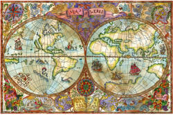 Dimex Vlies Fotótapéta - Vintage Illustration of the World - 375x250 cm (MS-5-1557)