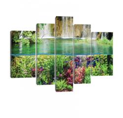 Consalnet Vászonkép, 5 darabos, Vízi világ 170x100 cm méretben (C5-20058S4A)