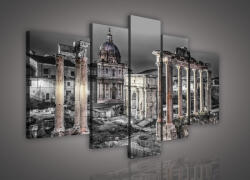 Consalnet Vászonkép, 5 darabos, Templom romok 170x100 cm méretben (C5-606S4A)