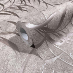 Marburg Bézs-rózsaarany vékony levél mintás tapéta (City Glow 34285) (34285)