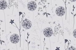 Sintra Fekete-ezüst pitypang mintás tapéta ( Evora 459225 ) (459225)