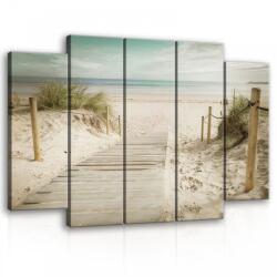 Consalnet Vászonkép, 5 darabos Út a tengerhez 150x100 cm méretben (C5-11597S12)