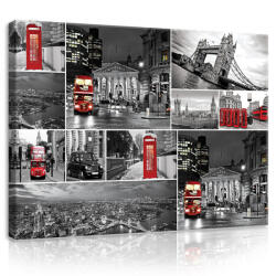 Consalnet Vászonkép, London képeken 80x60 cm méretben (C5-10459O6)