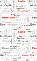 Dimex THANK YOU fotótapéta, poszter, vlies alapanyag, 150x250 cm (MS-2-0266)