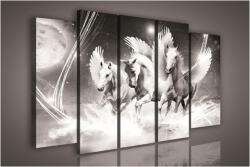 Consalnet Vászonkép, 5 darabos Pegazusok 150x100 cm méretben (C5-1078S12)