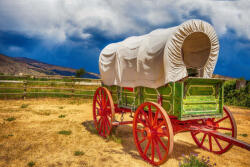 Dimex Vlies Fotótapéta - Old wagon - 375x250 cm (MS-5-2722)