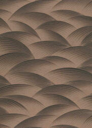 Erismann Barna-bronz modern hullám mintás tapéta (Fashion for Walls 10372-48) (10372-48)