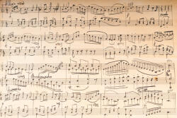 Dimex Vlies Fotótapéta - Ancient Musical Manuscript - 375x250 cm (MS-5-2077)