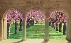 Consalnet Kilátás a teraszról poszter, fotótapéta, Vlies (208 x 146 cm) (C1-438VEXL)