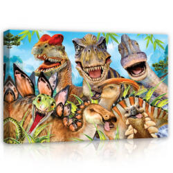 Consalnet Dínók, vászonkép, 60x40 cm méretben (C5-12846O4)