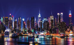 Consalnet New York éjjel poszter, fotótapéta (152, 5 x 104 cm) (C1-1310VEL)