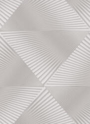 Erismann Drapp-szürkés barna csíkos háromszög mintás tapéta (Spotlight 10404-37) (10404-37)