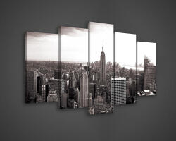 Consalnet Vászonkép 5 darabos, New York 100x60 cm méretben (C5-1087S17)