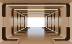 Consalnet Folyosó 3D poszter, fotótapéta, Vlies (104 x 70, 5 cm) (C1-2800VEM)