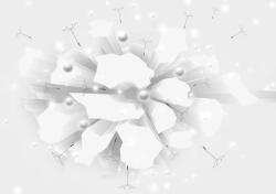 Consalnet Absztrakt pitypangokkal poszter, fotótapéta Vlies (254 x 184 cm) (C1-3713V4)