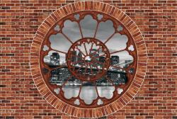 Consalnet Kilátás a Brooklyn Bridge-re poszter, fotótapéta, Vlies (104 x 70, 5 cm) (C1-2178VEM)